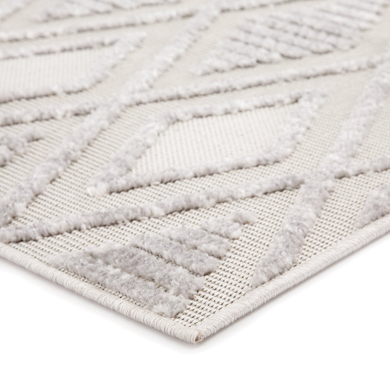 Meira Indoor/ Outdoor Trellis Gray & White Area Rug