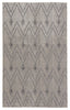 Luz Indoor/ Outdoor Chevron Gray Area Rug