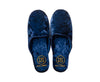 Velvet Slipper - Large - Navy Blue design by Puebco