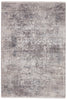 Aster Oriental Rug in Gray & White