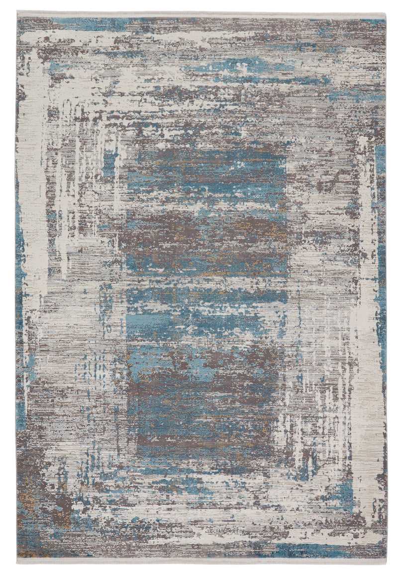 Rialto Abstract Blue & Grey Rug by Jaipur Living