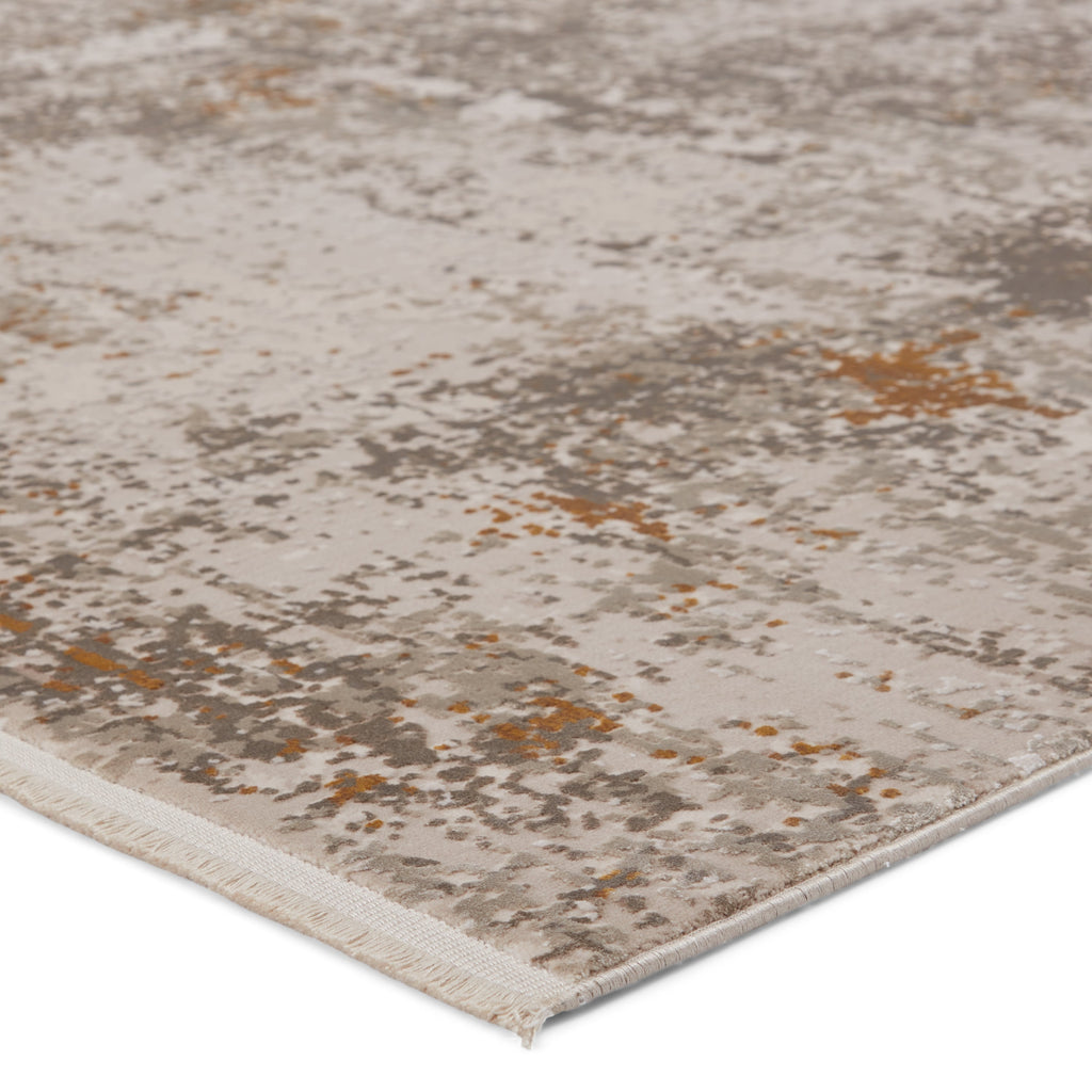 Henson Abstract Grey & Gold Rug by Jaipur Living