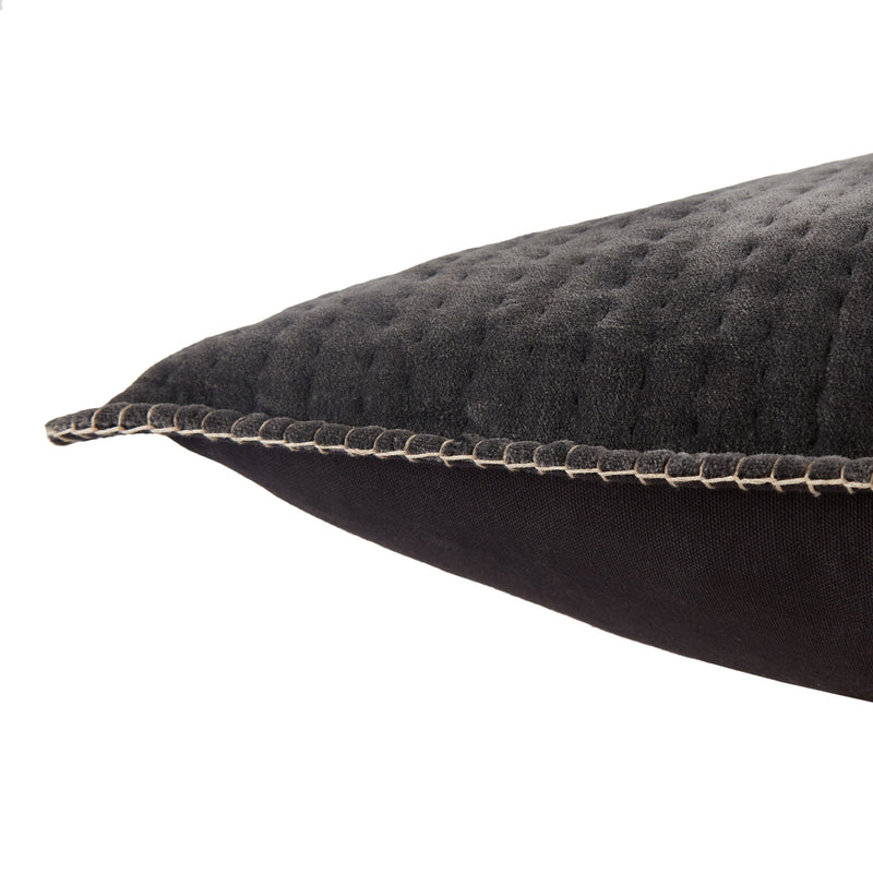 Beaufort Pillow in Dark Gray by Jaipur Living