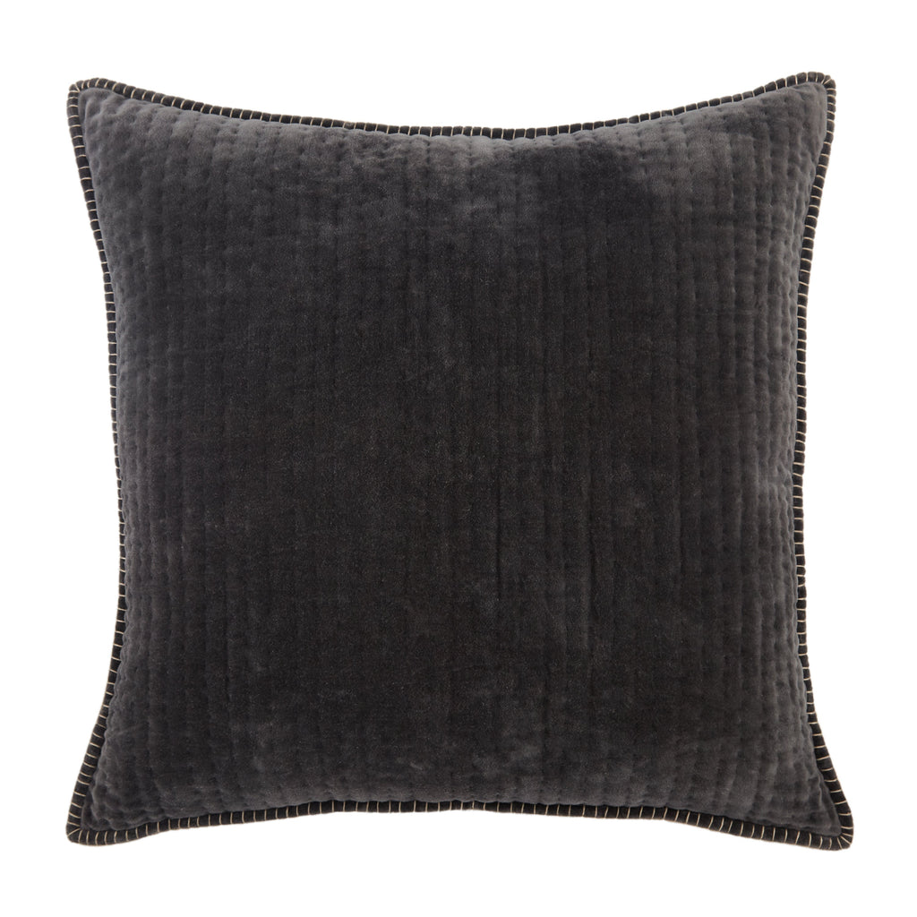 Beaufort Pillow in Dark Gray by Jaipur Living