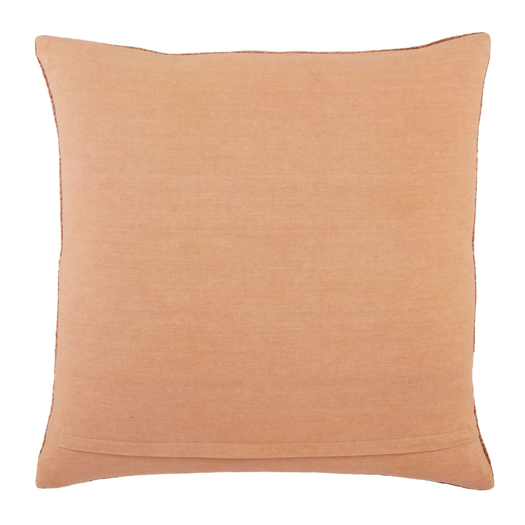 Trenton Stripes Pillow in Terracotta & Beige by Jaipur Living