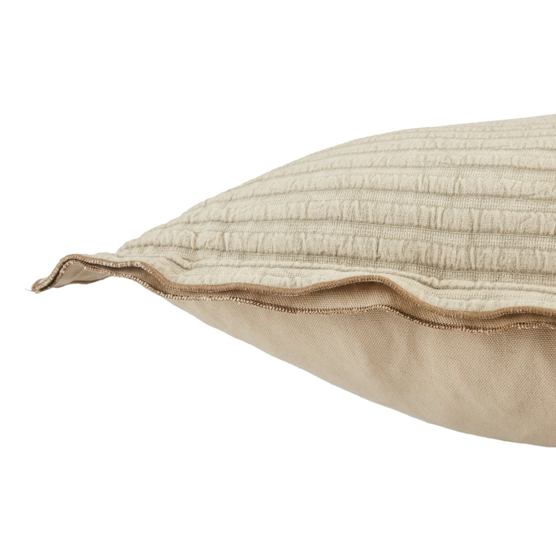 Norwood Stripes Pillow in Beige by Jaipur Living