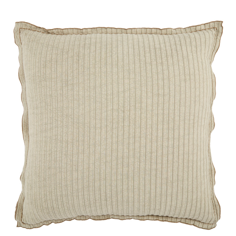 Norwood Stripes Pillow in Beige by Jaipur Living