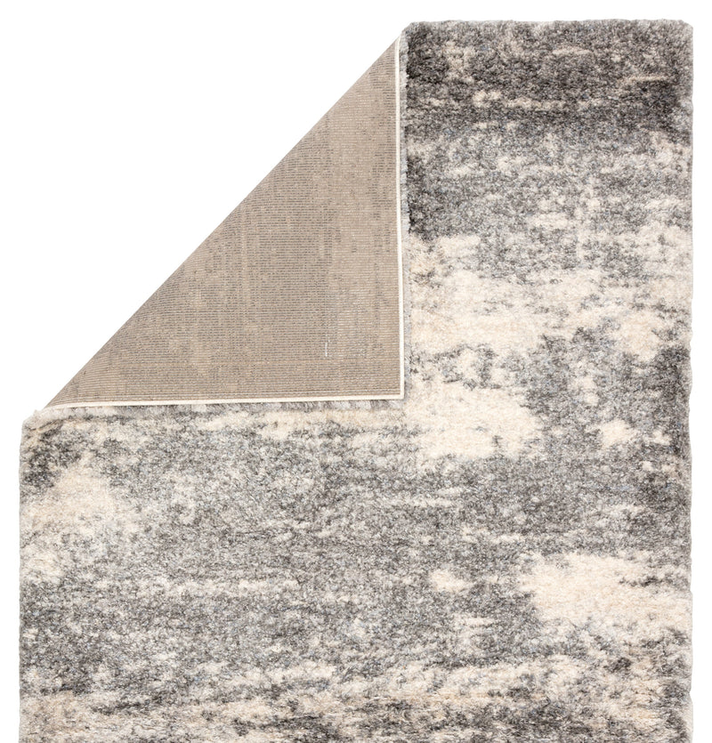 Elodie Abstract Gray & Ivory Area Rug