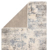 Harmony Abstract Light Gray & Blue Area Rug