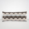 Leamont Cream & Gray Chevron Throw Pillow