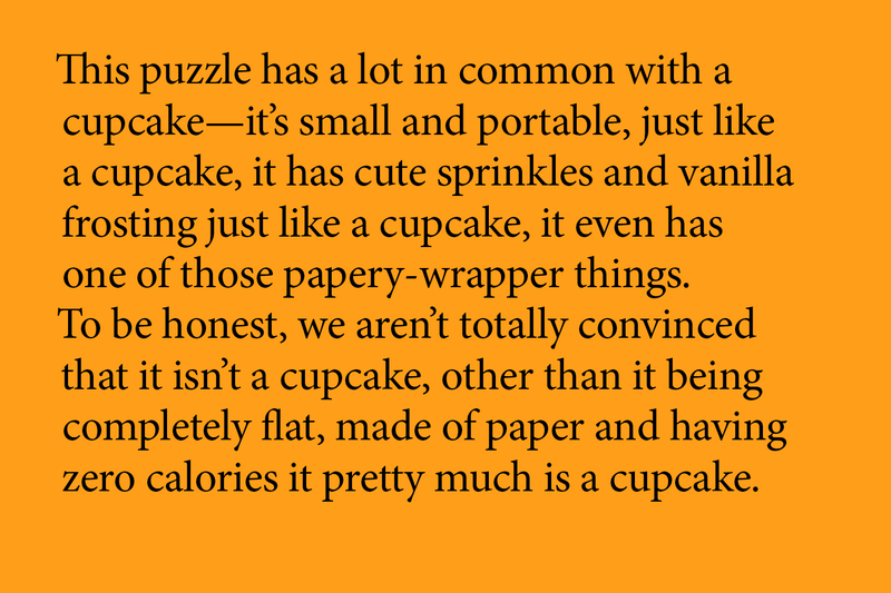 Little Puzzle Thing™ - Cupcake design by Areaware