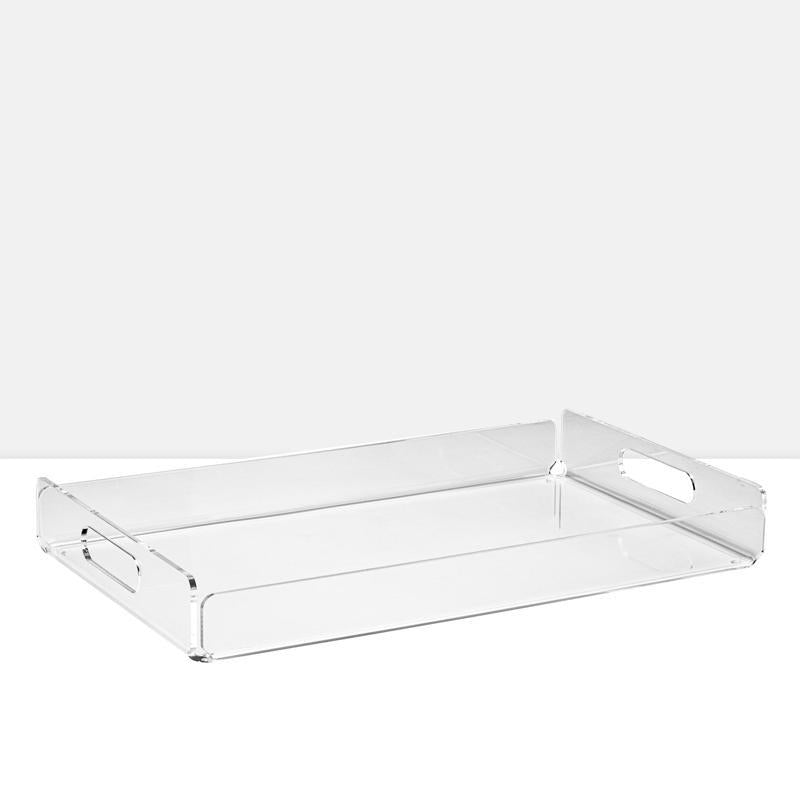 Lucite Acrylic 16.75 x 9.5" Rectangle Tray