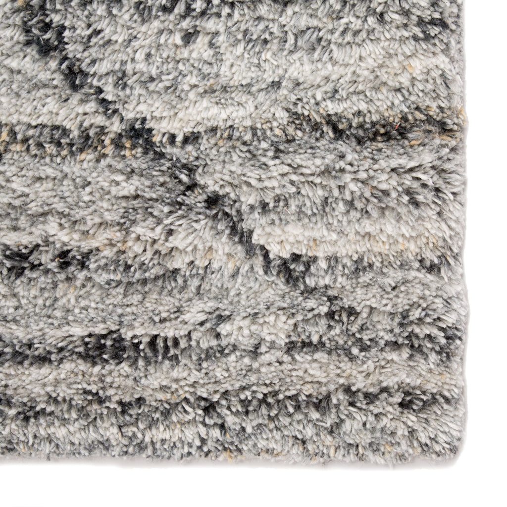 Kenzi Hand-Knotted Trellis Gray & Brown Area Rug