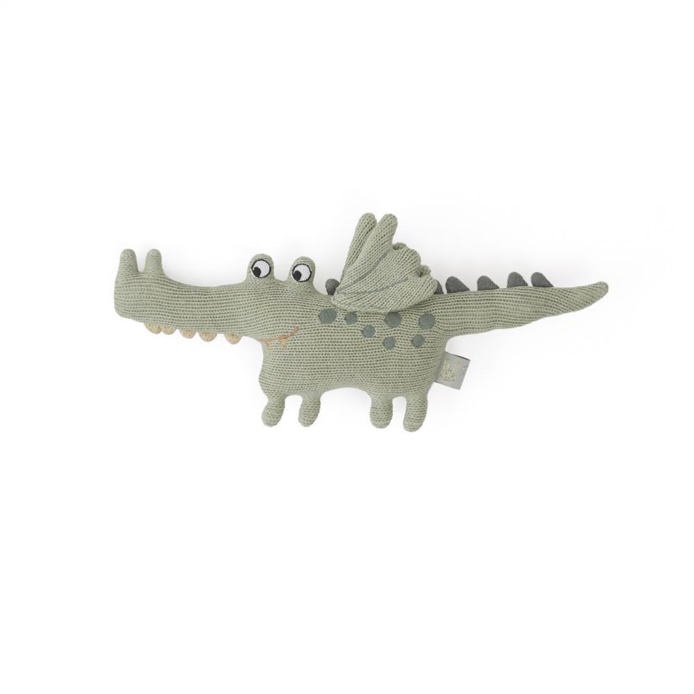 Darling Rattle - Baby Buddy Crocodile - Green