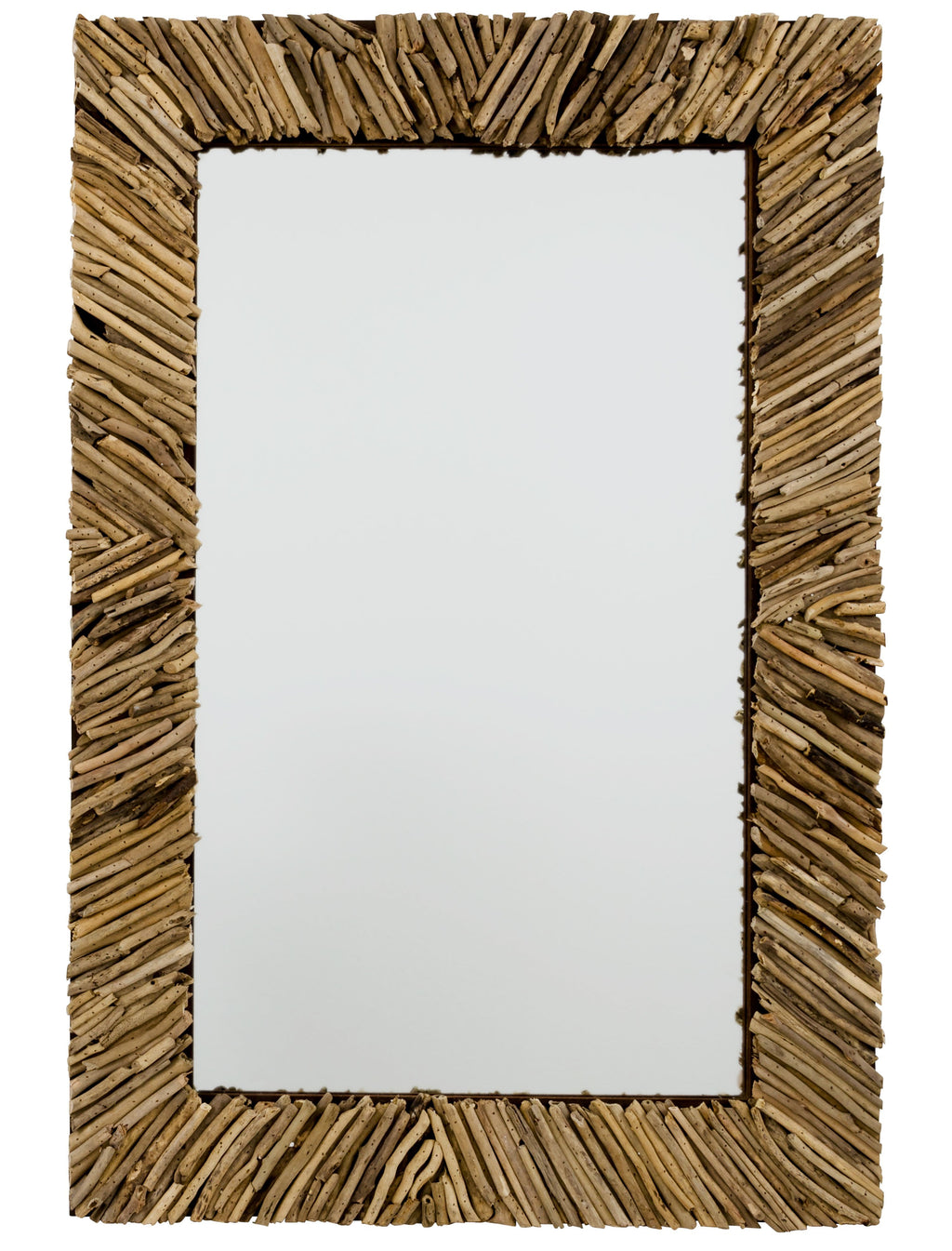 Driftwood Rectangle Mirror **MUST SHIP COMMON CARRIER**