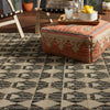 Mahaba Maji Indoor/Outdoor Black & Beige Rug 9