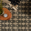 Mahaba Maji Indoor/Outdoor Black & Beige Rug 10