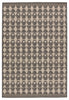 Mahaba Maji Indoor/Outdoor Black & Beige Rug 1