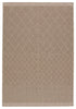 Mahaba Almasi Indoor/Outdoor Dark Taupe & Beige Rug 1