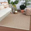 Mahaba Almasi Indoor/Outdoor Dark Taupe & Beige Rug 6