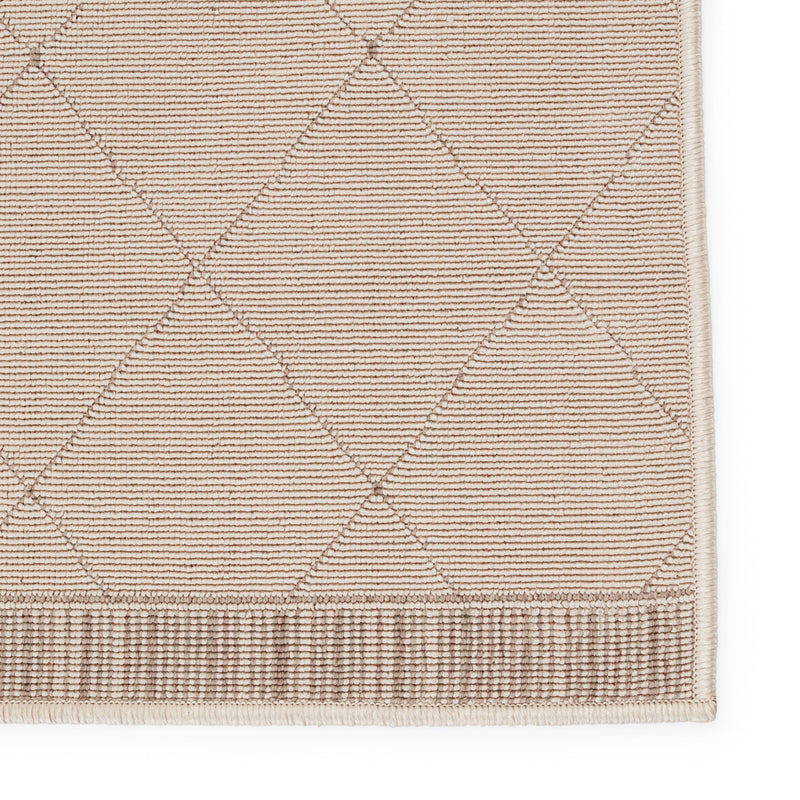 Mahaba Almasi Indoor/Outdoor Beige & Dark Taupe Rug 4