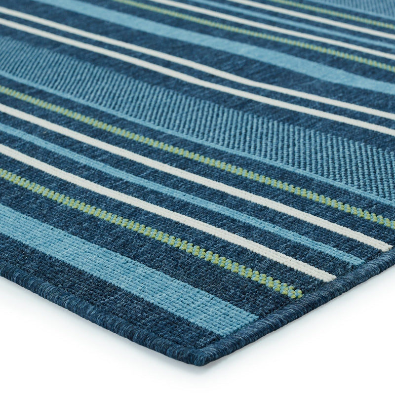 Mahaba Indoor/ Outdoor Elara Blue & Green Rug 2