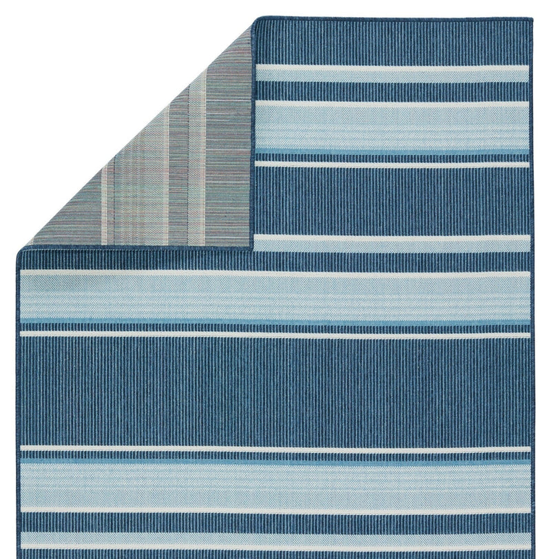 Mahaba Indoor/ Outdoor Devato Blue & Cream Rug 3