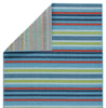 Mahaba Indoor/ Outdoor Lloria Blue & Orange Rug 3