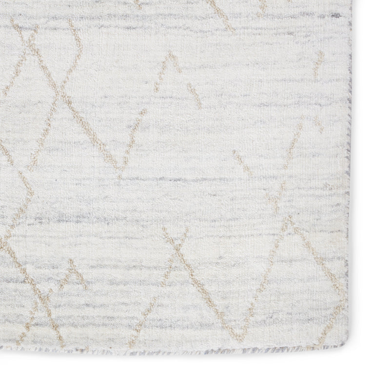 Makai Sahar Handloomed White & Tan Rug 4