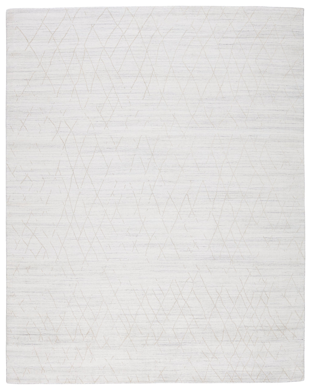 Makai Sahar Handloomed White & Tan Rug 1