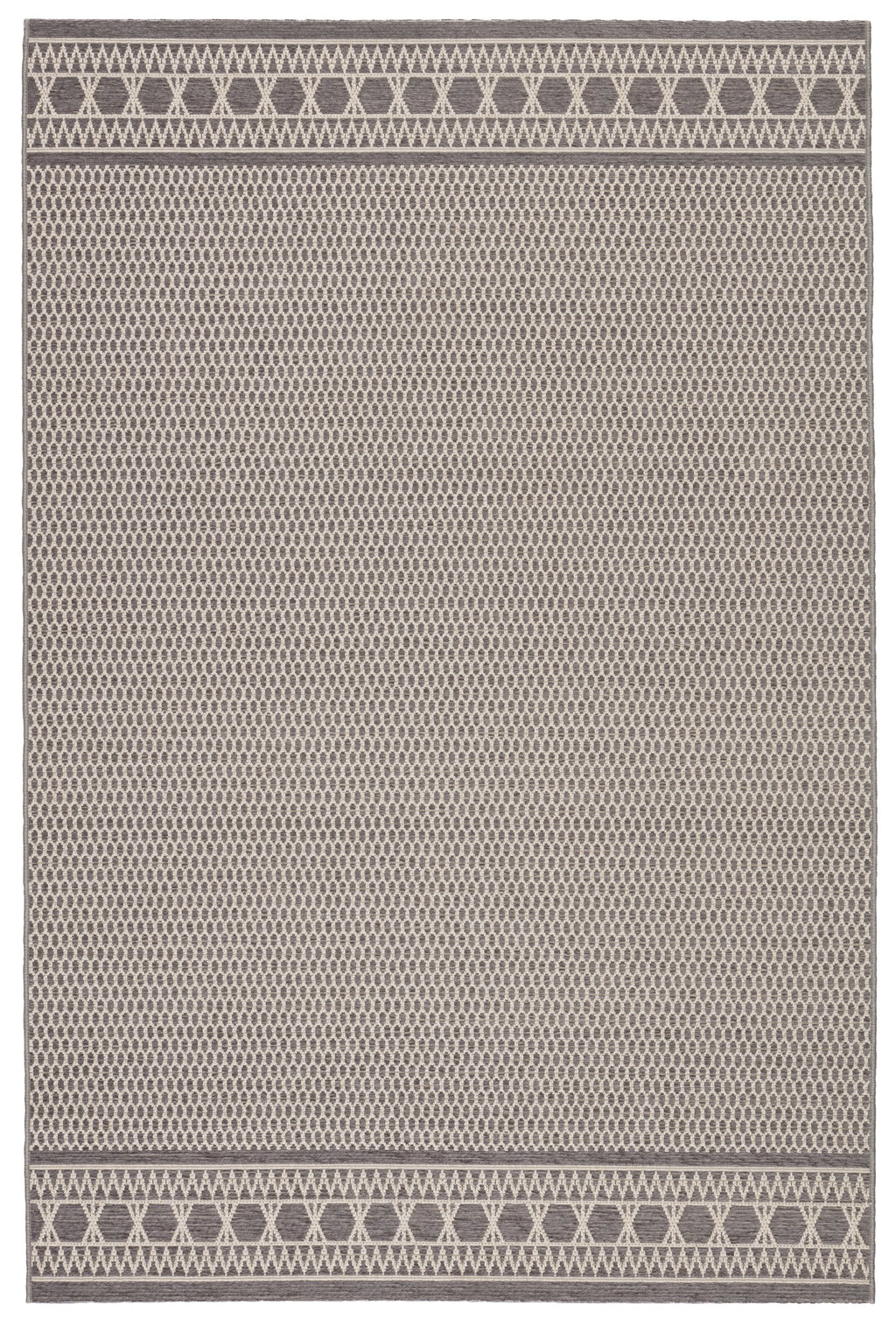 Vella Indoor/Outdoor Trellis Gray & Cream Area Rug