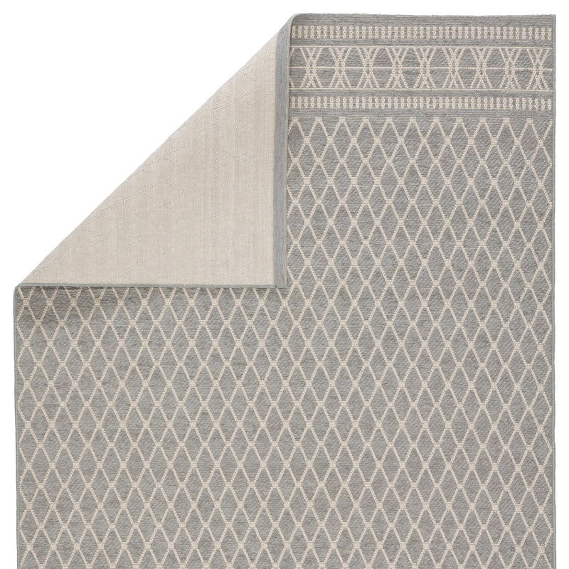 Vella Indoor/Outdoor Trellis Light Gray & Cream Area Rug