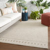 Vella Indoor/Outdoor Trellis Rug in Light Green & Cream