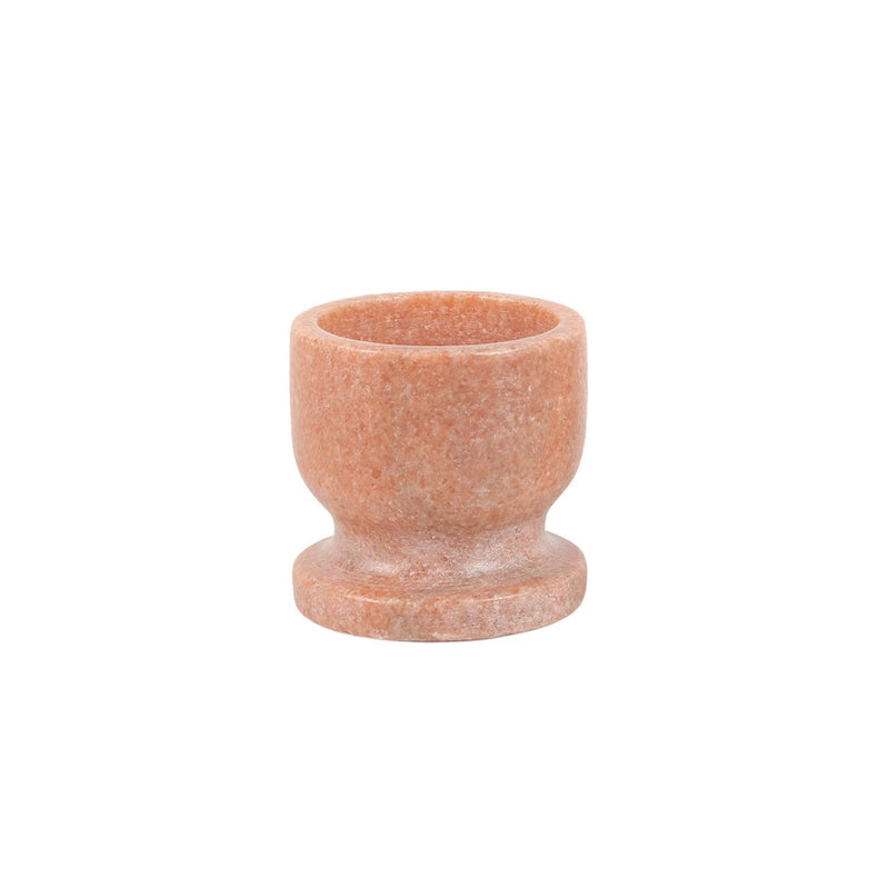 Egg Cup in Pink Marble