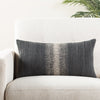 Aravalli Ombre Black & Gray Pillow design by Jaipur Living