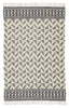 Cidra Handmade Geometric Black & Cream Area Rug