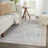 Royse Oriental Blue & Gray Area Rug