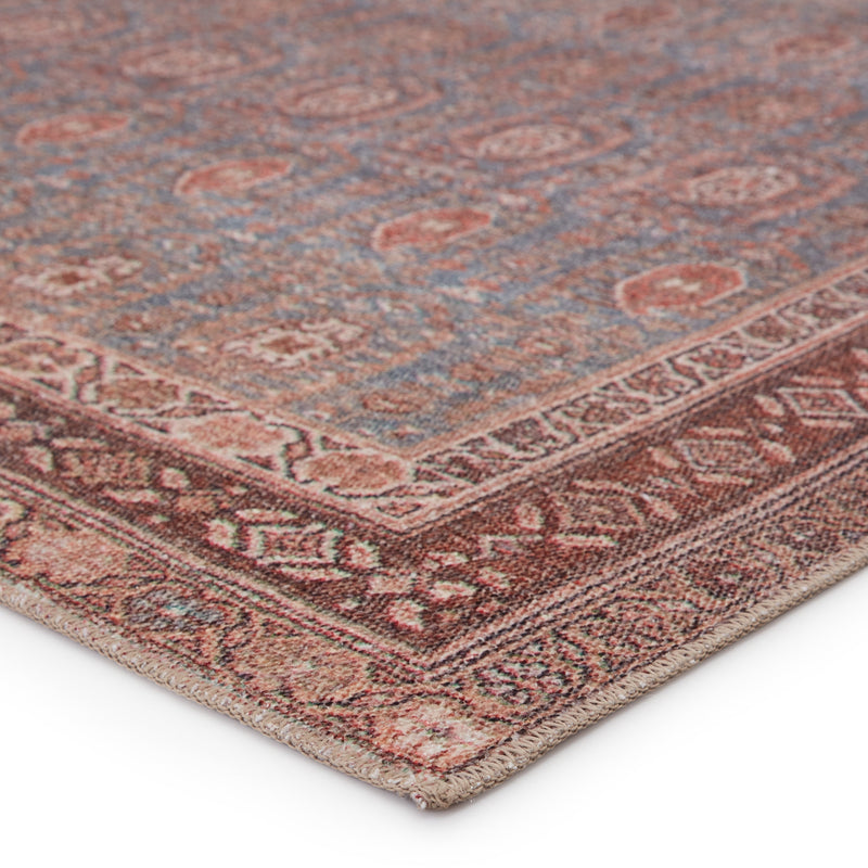 Tielo Oriental Blue & Brown Area Rug