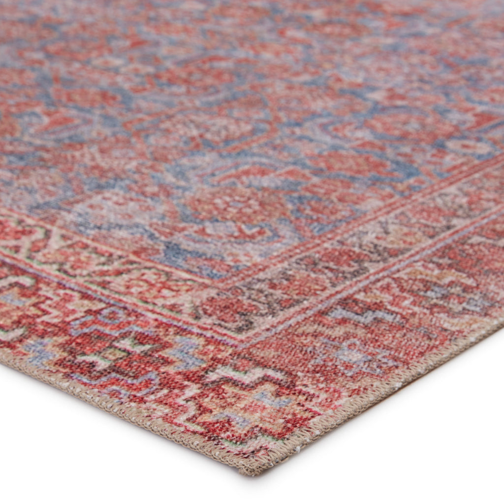 Kybele Oriental Blue & Red Area Rug