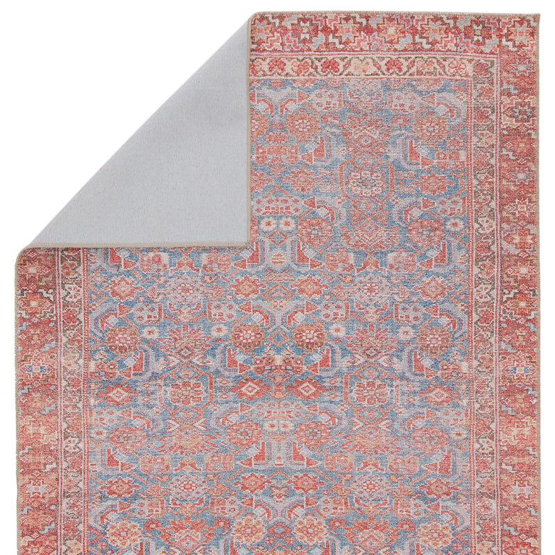 Kybele Oriental Blue & Red Area Rug