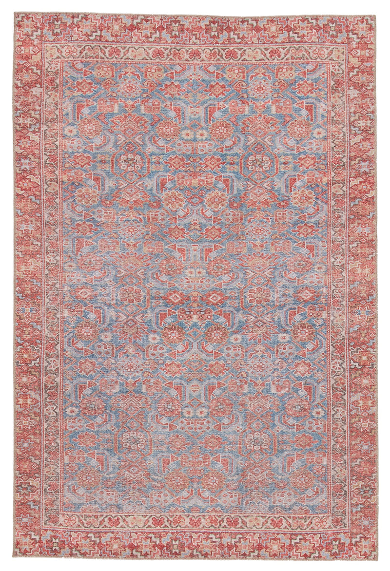 Kybele Oriental Blue & Red Area Rug