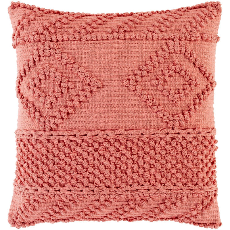 Merdo MDO-008 Hand Woven Pillow in Coral by Surya