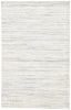 Vassa Handmade Solids & Heathers White & Gray Area Rug