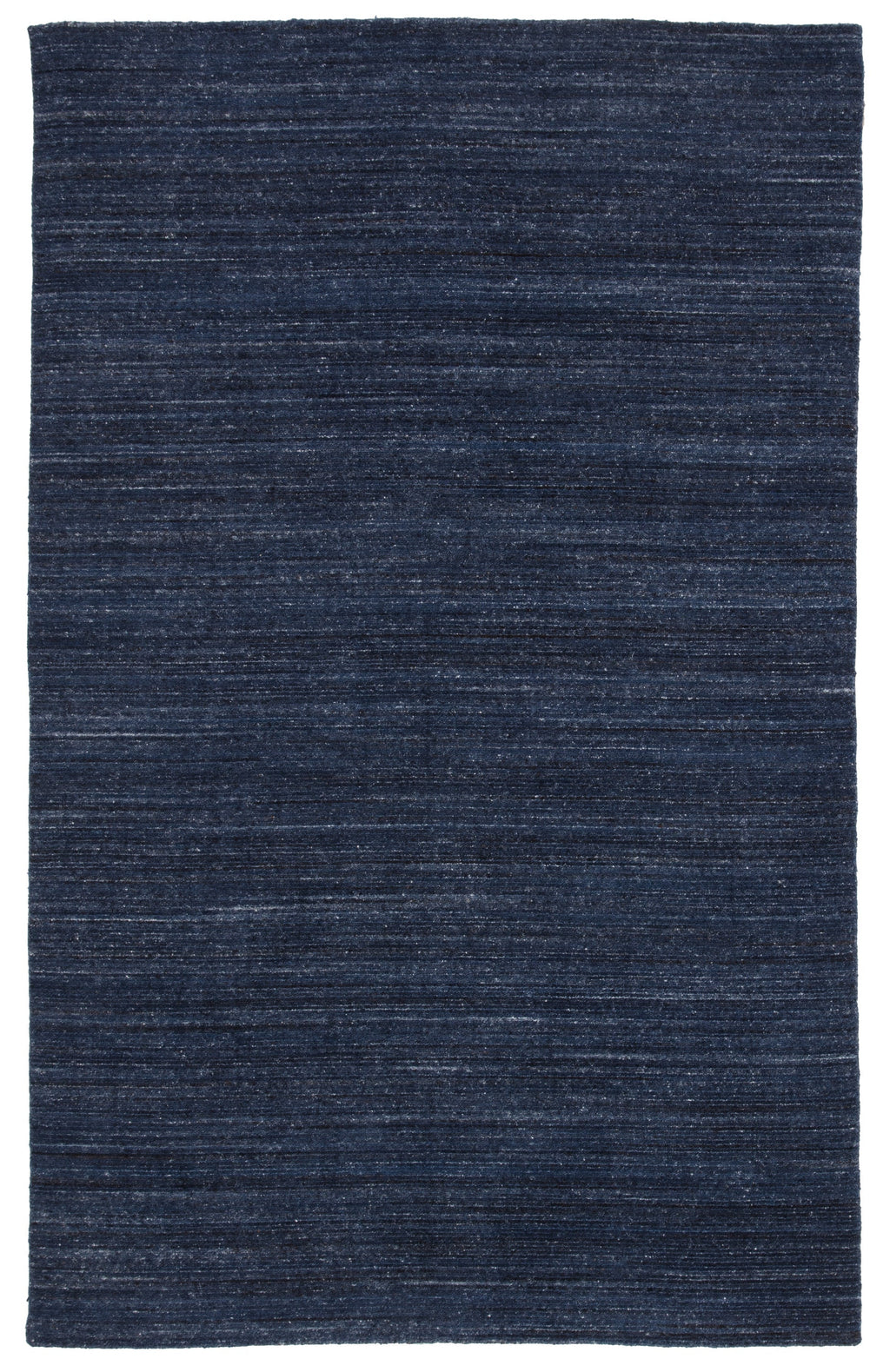 Vassa Handmade Solid Dark Blue Area Rug