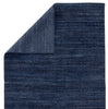 Vassa Handmade Solid Dark Blue Area Rug