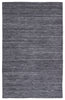 Madras Evenin Handloomed Dark Blue & Gray Rug 1