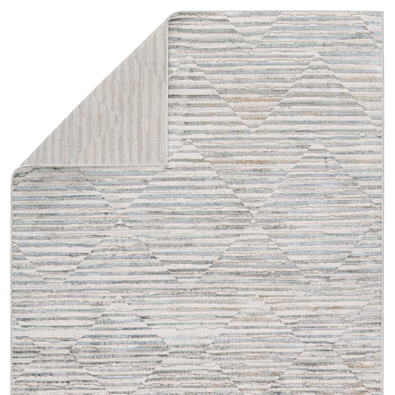 Melo Wilmot Gray & Light Blue Rug 3