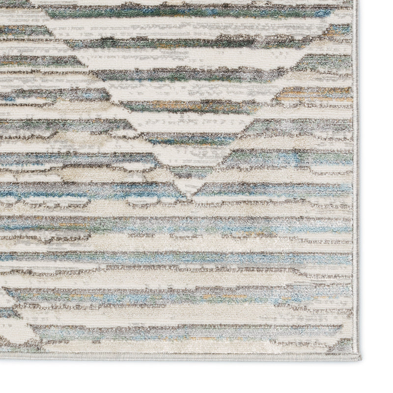 Melo Wilmot Gray & Light Blue Rug 4