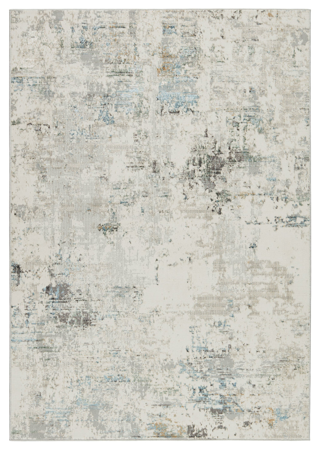 Melo Jehan Gray & Light Blue Rug 1