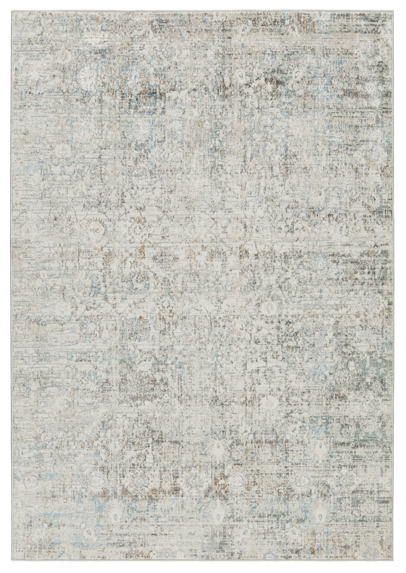 Melo Kenrick Gray & Light Blue Rug 1